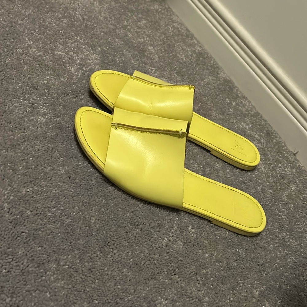 Neon yellow, dress slide